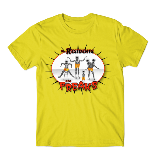 The Residents Are Freaks T-Shirt Yellow