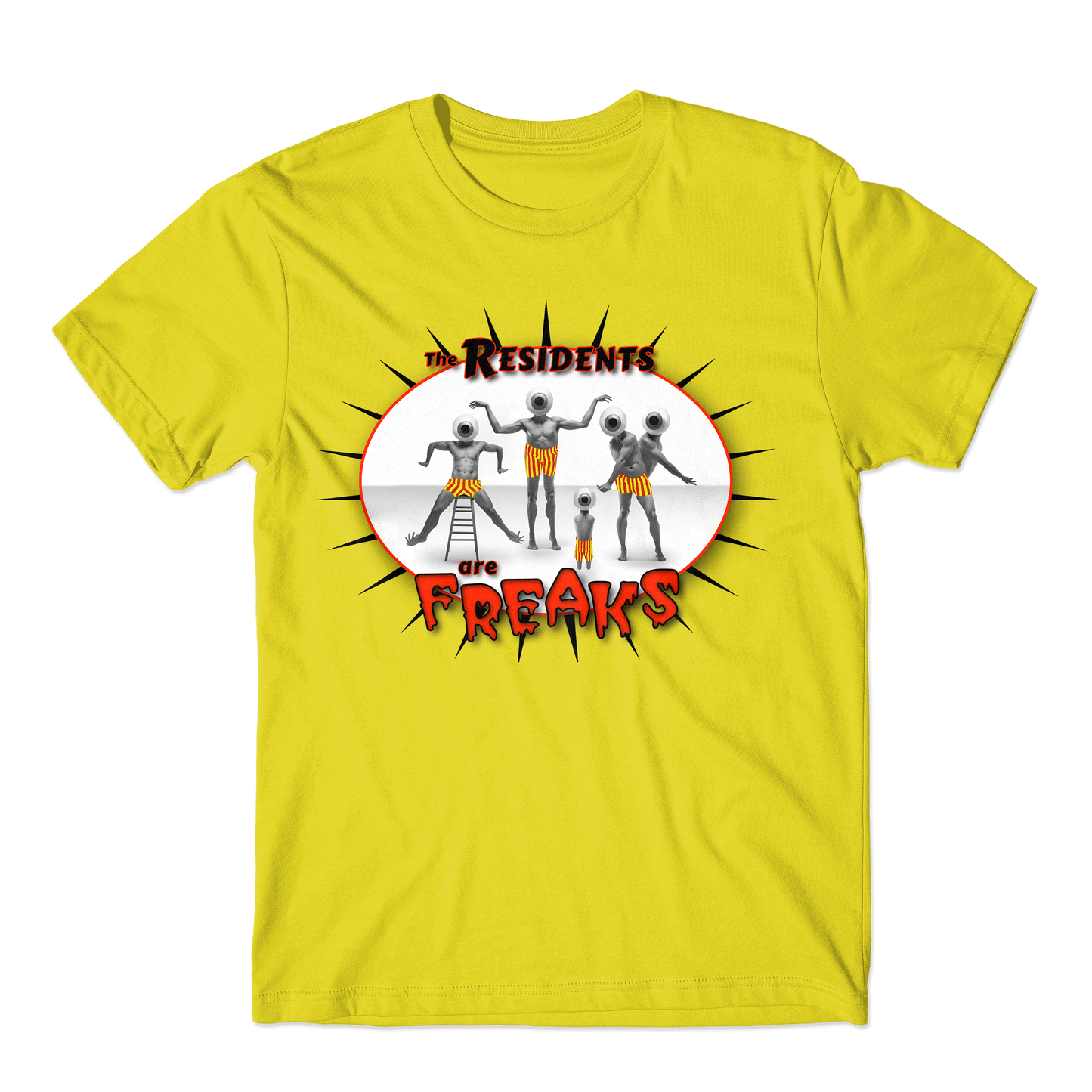 The Residents Are Freaks T-Shirt Yellow